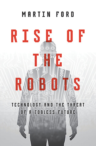 "Rise of the Robots: Technology and the Threat of a Jobless Future" by Martin Ford; book cover art